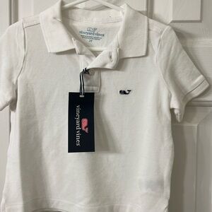 2T Vineyard Vines Polo white NWT
